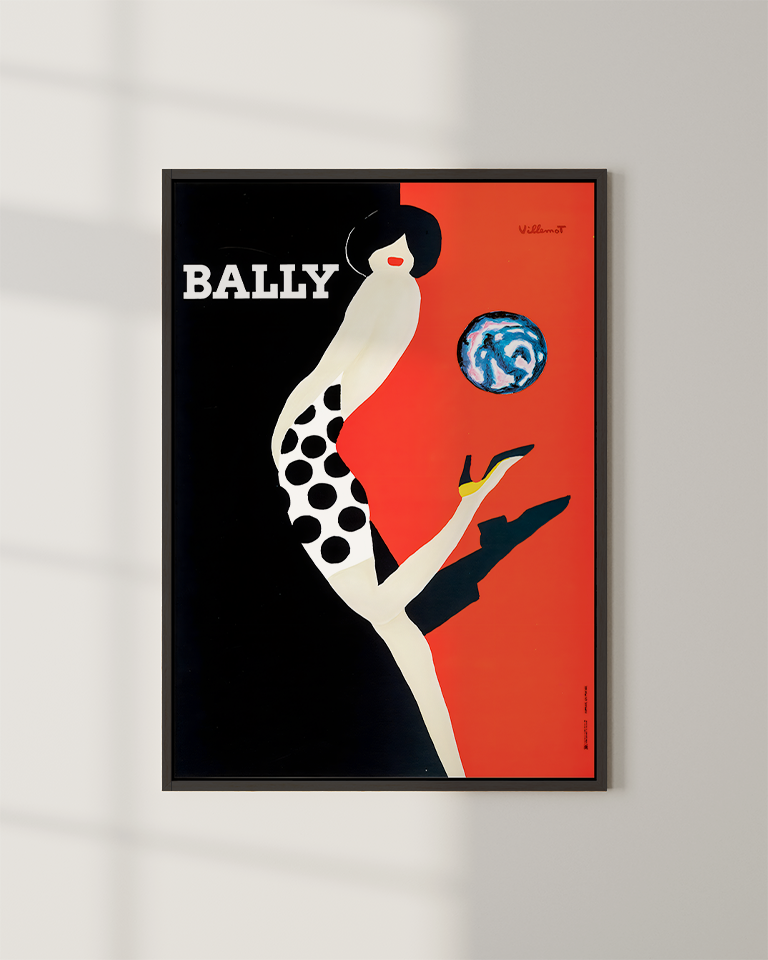 Bally Kick by Bernard Villemot