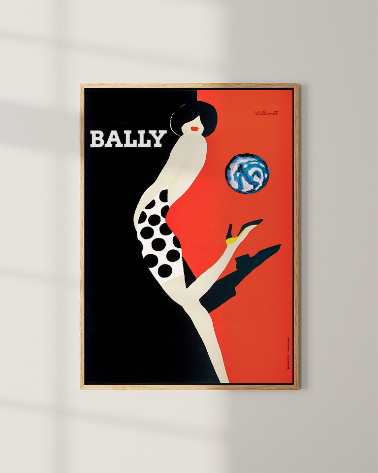 Bally Kick by Bernard Villemot