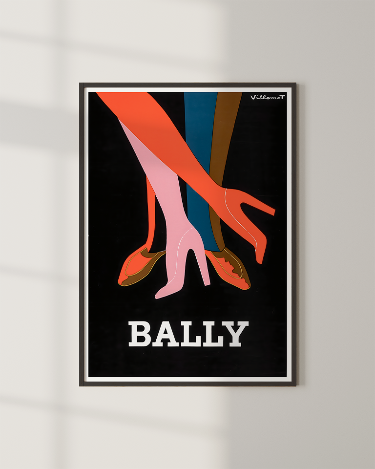 Bally Legs by Bernard Villemot