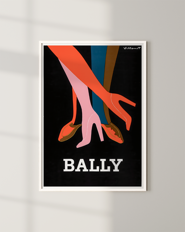 Bally Legs by Bernard Villemot