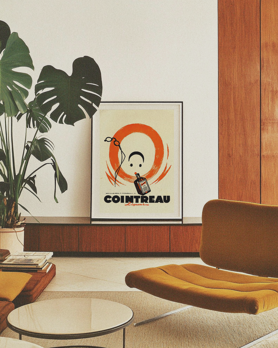 Cointreau Liqueur Vintage Poster