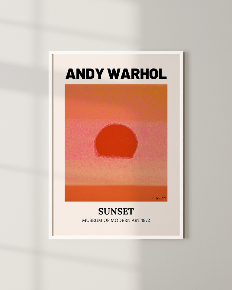 Sunset by Andy Warhol