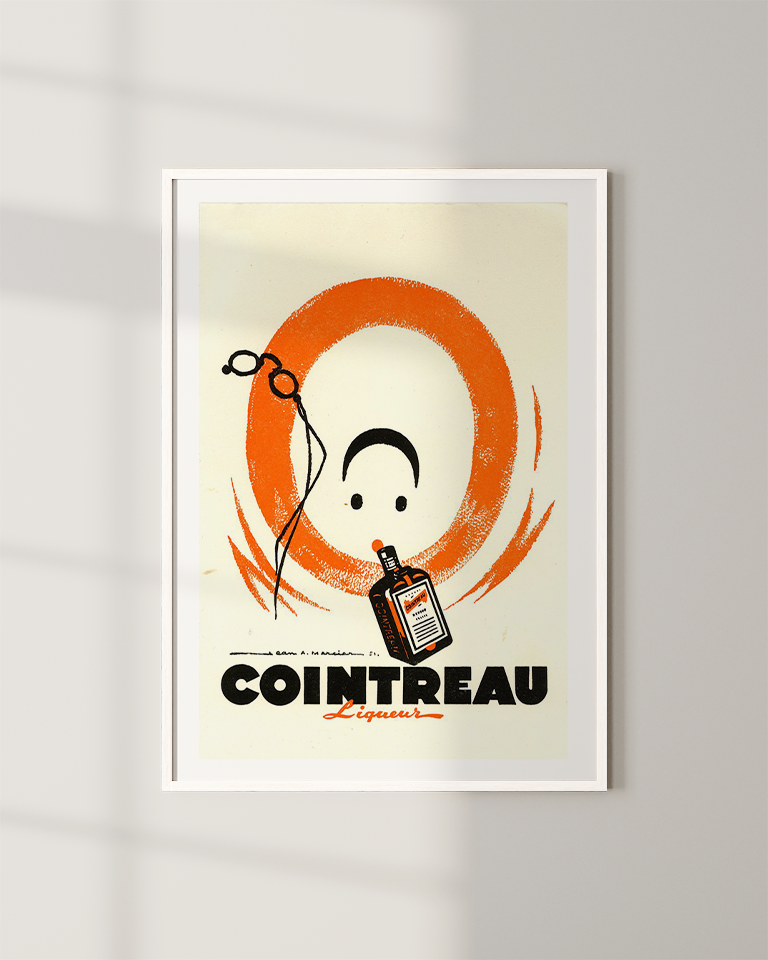 Cointreau Liqueur Vintage Poster